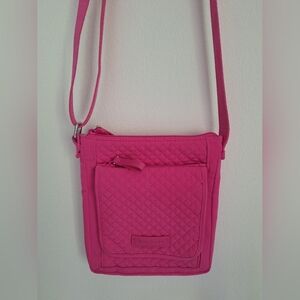 Vera Bradley Crossbody Bag Quilted Magenta Fuchsia Color